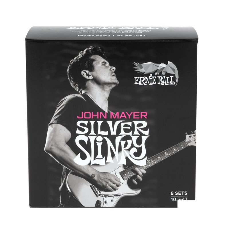Ernie Ball Ernie ball John Mayer 簽名款 電吉他弦 Silver Slinky 電吉他套弦 10.5-47 — 三峽木吉他 / 民謠吉他
