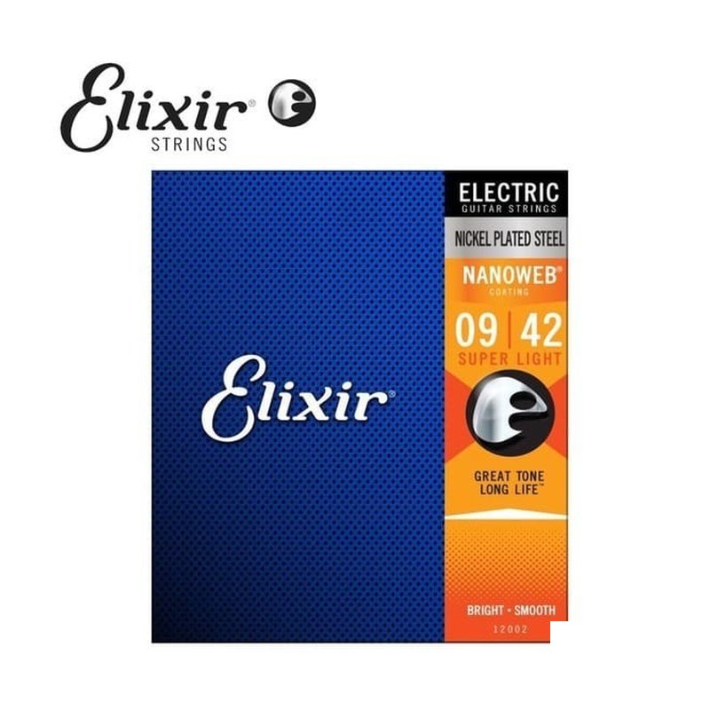 Elixir Elixir 12002 Nanoweb 薄包覆 電吉他套弦 09-42 套弦 美國製 — 三峽木吉他 / 民謠吉他