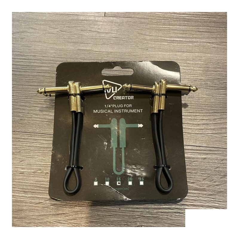 IVU IVU 短導 金頭 套組 一次四條 效果器串接 公司貨 — 三峽效果器