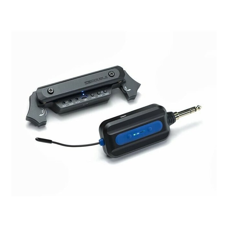 DOUBLE Double X2 X2 響孔式 雙系統拾音器 收打板 附無線 民謠吉他 USB充電 公司貨 — 三峽木吉他 / 民謠吉他