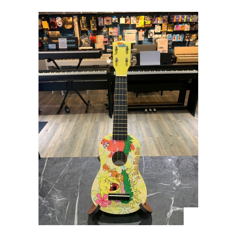 [現貨]海綿寶寶21吋烏克麗麗 美國原廠授權 — 三峽烏克麗麗