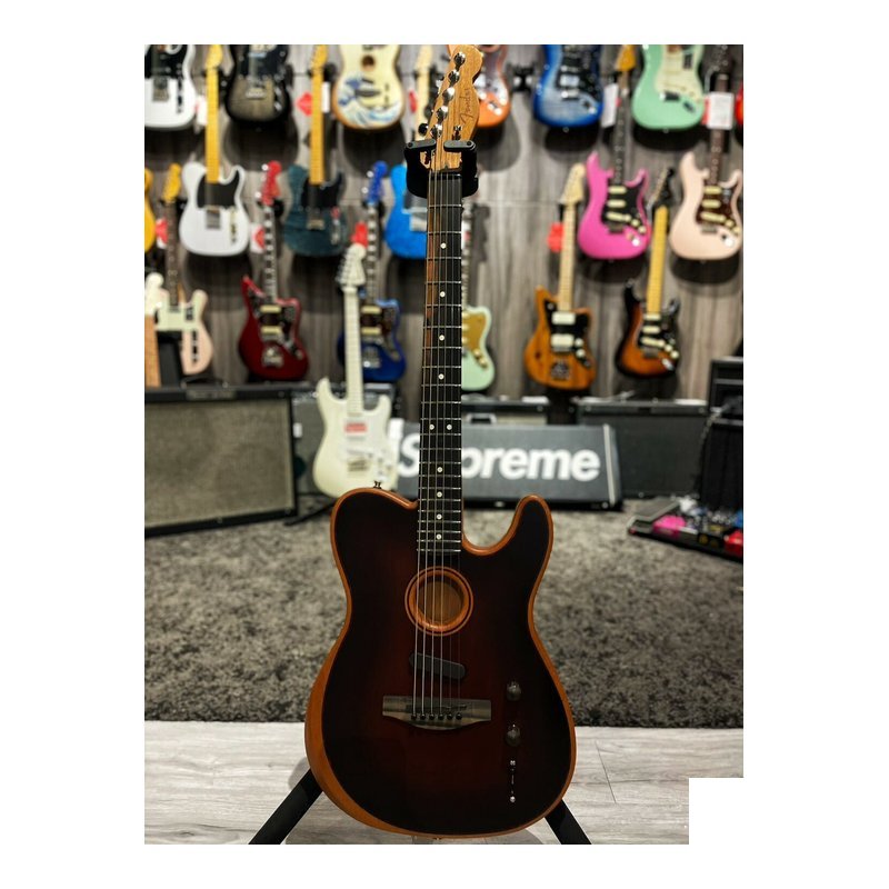 Fender Fender AM Acoustasonic Tele All-Mahogany Bourbon Burst 公司貨 — 三峽配件 / 週邊