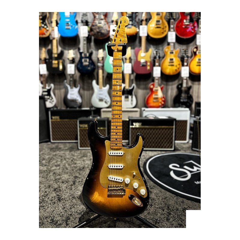 Fender Fender custom shop Limited Edition 55 Bone Tone Strat Relic 電吉他 — 三峽電吉他