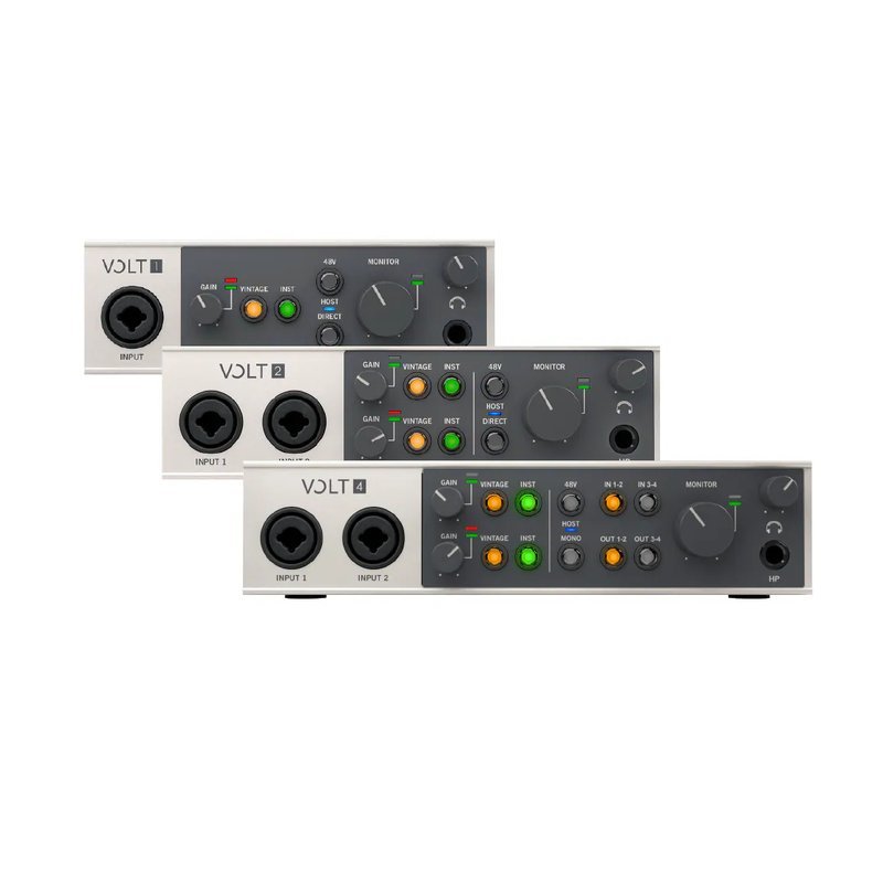 <台灣代理公司貨>Universal Audio <台灣代理公司貨>Universal Audio / Volt系列 TYPE-C 錄音介面 (Mac/IOS/PC可用)(最大4-in/4-out)(Volt1/Volt2/Volt4) — 三峽錄音 / 音響
