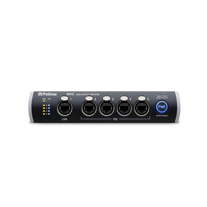 PreSonus PreSonus / SW5E 五埠AVB數位音訊轉換器 — 三峽配件 / 週邊