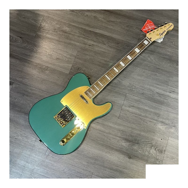 Squier Squier 40th Anniversary Telecaster, Gold Edition, Sherwood Green Metallic 綠金 電吉他 — 三峽電吉他
