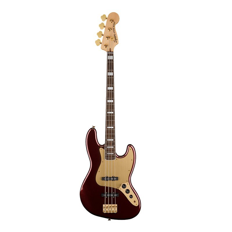 Squier Squier 40th Anniversary Gold Edition Jazz Bass RRM 紅金 — 三峽貝斯