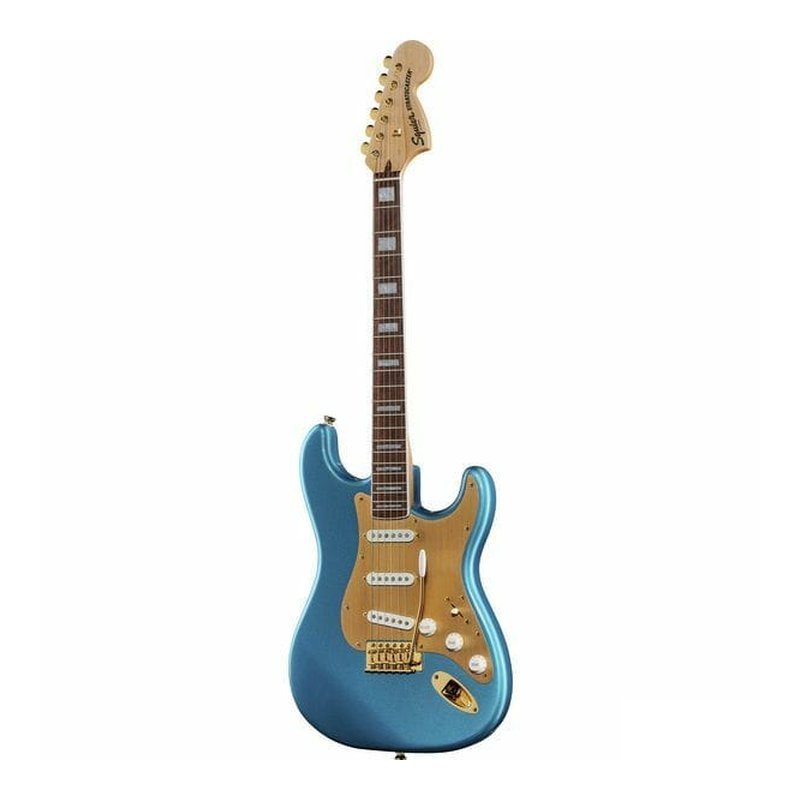 Squier Squier 40th Anniversary Stratocaster Gold Edition Lake Placid Blue 湖水藍 — 三峽電吉他