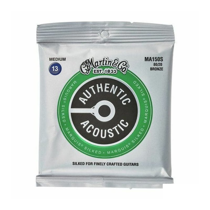 Martin Martin MA150S Silked 13-56 絲鋼纏繞 黃銅弦 木吉他弦 — 三峽木吉他 / 民謠吉他