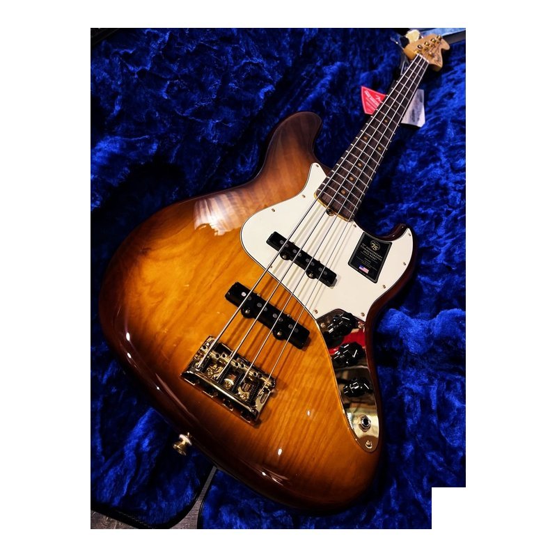 Fender Fender American 75周年 限量紀念版 電貝斯 J bass RW 2CB — 三峽貝斯