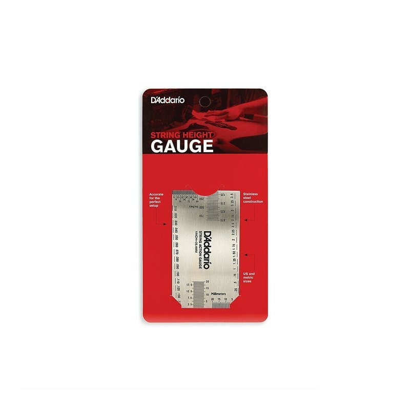 DAddario String Height Gauge 弦距 測量 調整工具 PWSHG01 — 三峽配件 / 週邊