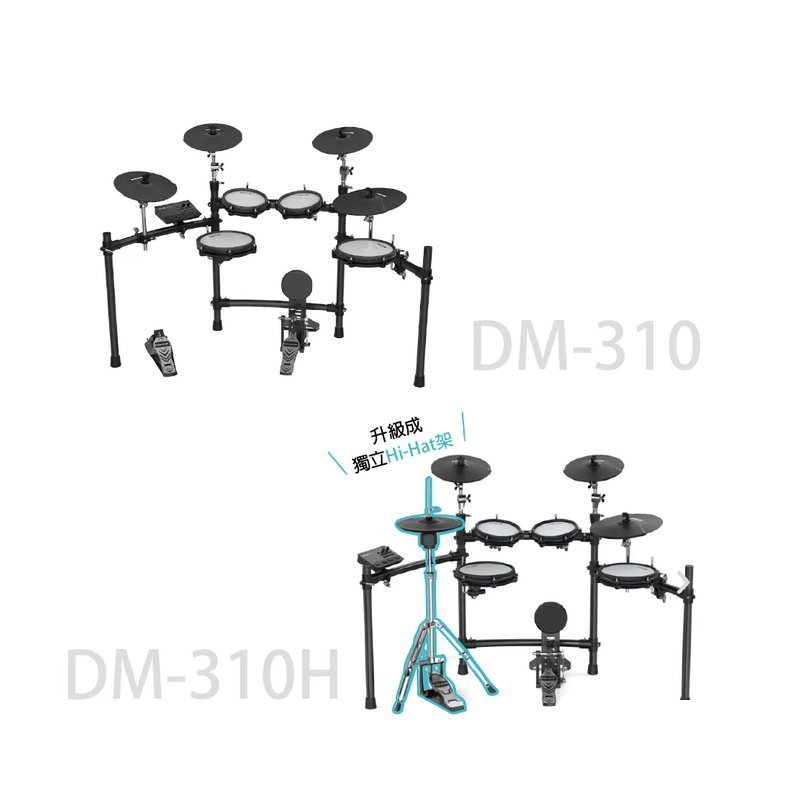 NUX NUX / DM-310系列 電子鼓組(DM-310 / DM-310H) — 三峽鼓 / 打擊