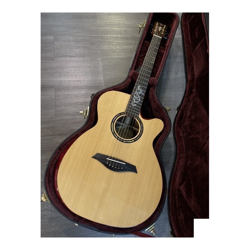 AYERS AYERS PD-ACXW 全單板民謠吉他 GS桶身缺角 附硬盒 — 三峽吉他 / Bass