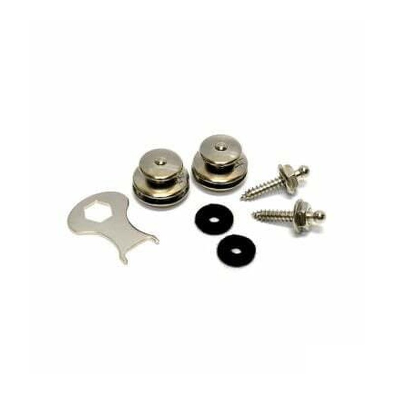 LOXX LOXX 德國製 安全背帶扣 輕鬆銀 (鍍鎳) 8mm 加厚款 — 三峽背帶