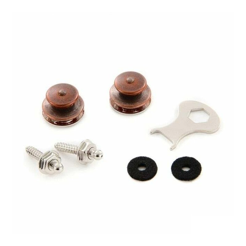 LOXX LOXX 德國製 安全背帶扣 復古紅銅浮雕 — 三峽背帶