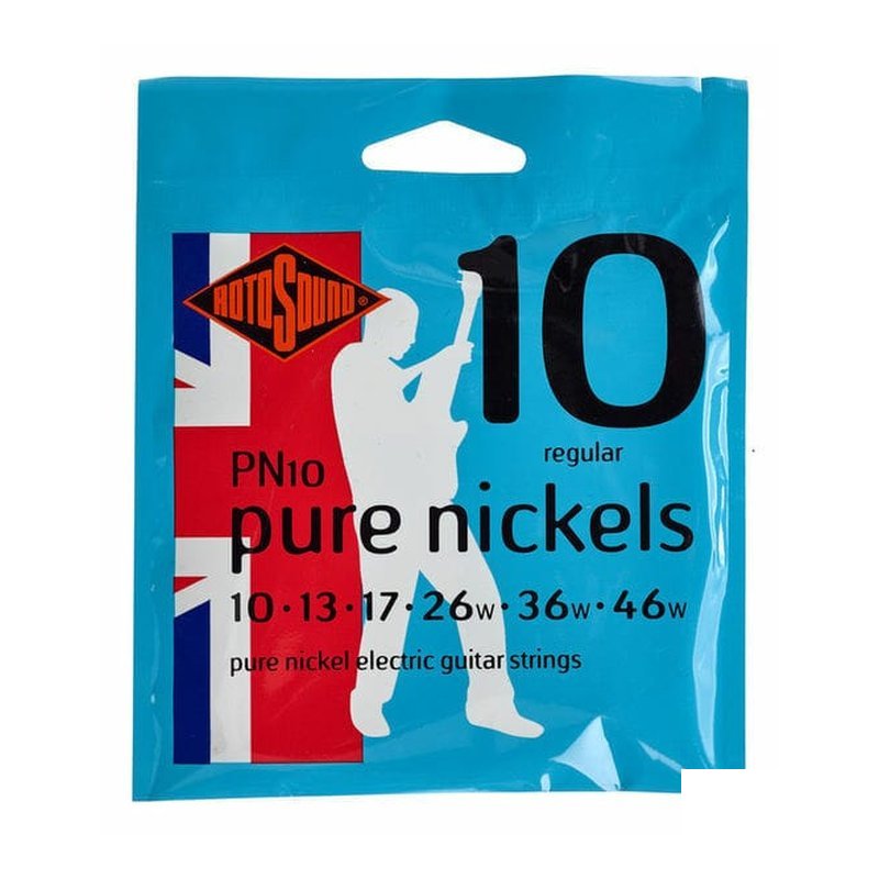 Rotosound RotoSound Pure Nickels PN10 10-46 英國製 純鎳 電吉他弦 — 三峽電吉他