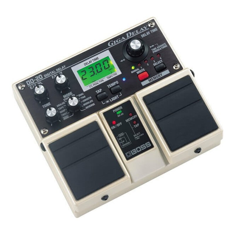BOSS BOSS DD-20 Giga Delay 數位 雙踏板 延遲效果器 — 三峽效果器