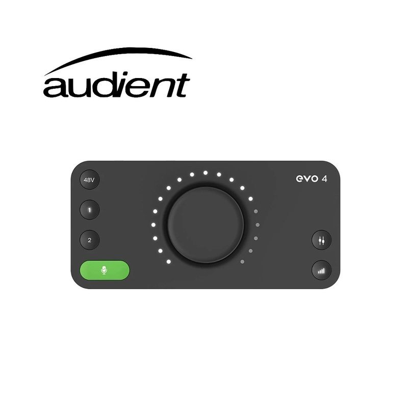 Audient Audient Evo 4 USB 錄音介面 2in/2out Podcast 直播 含錄音軟體 — 三峽錄音