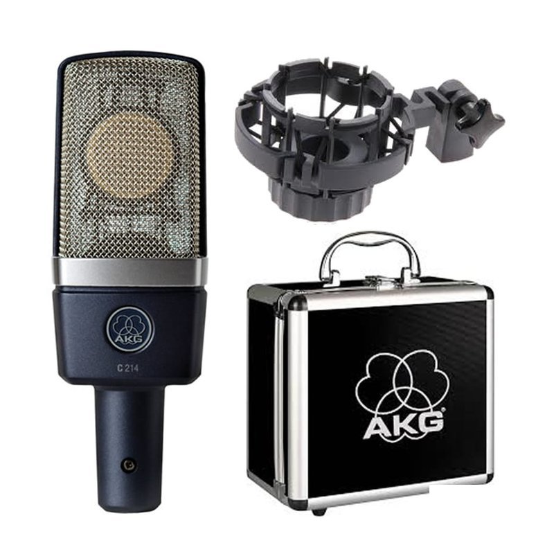 AKG AKG C214 經典款 人聲/樂器 錄音室等級 電容麥克風 — 三峽麥克風