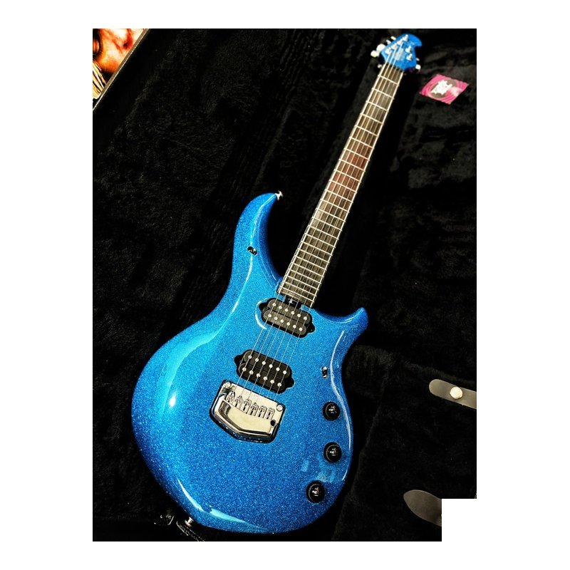 Blue Ernie Ball Music Man BFR Majesty Marine Blue Sparkle — 三峽音響 / 音箱