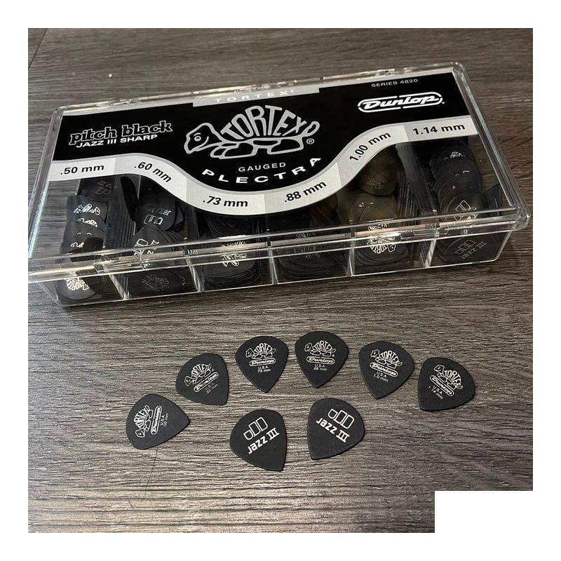 Dunlop Dunlop Jazz III 小烏龜彈片 pick 4820 各種厚度 買五送一 — 三峽Pick