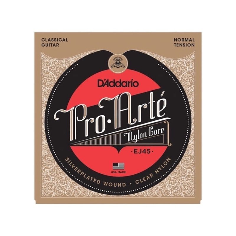 D’Addario EJ45 最暢銷 古典吉他弦 Pro-Arte 系列 – 中張力 — 三峽古典吉他
