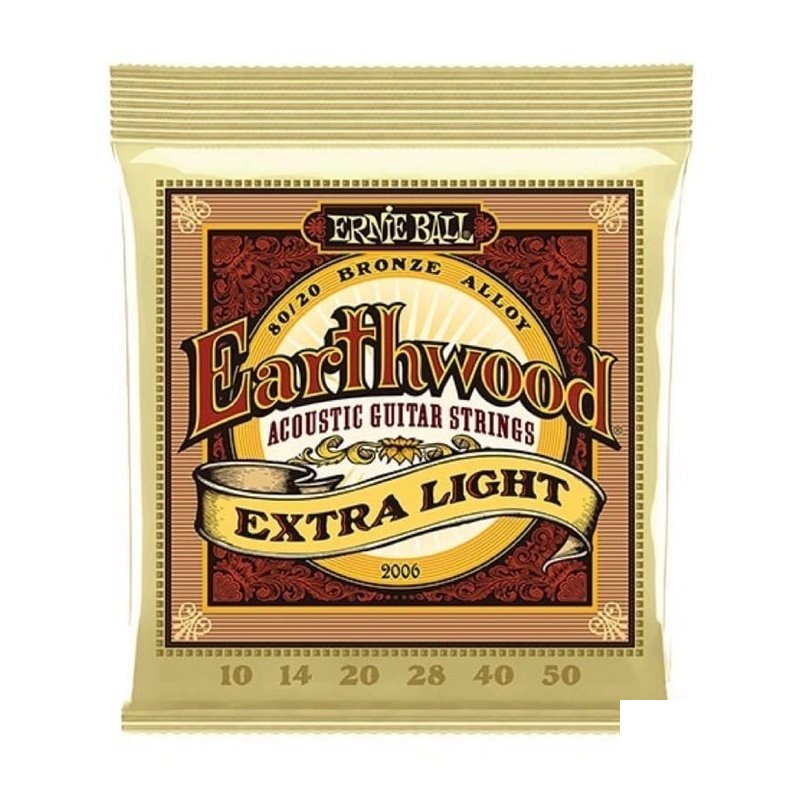 Ernie Ball Ernie Ball 2006 Earthwood 80/20 Bronze 10-50 木吉他弦 美國大牌 — 三峽木吉他 / 民謠吉他