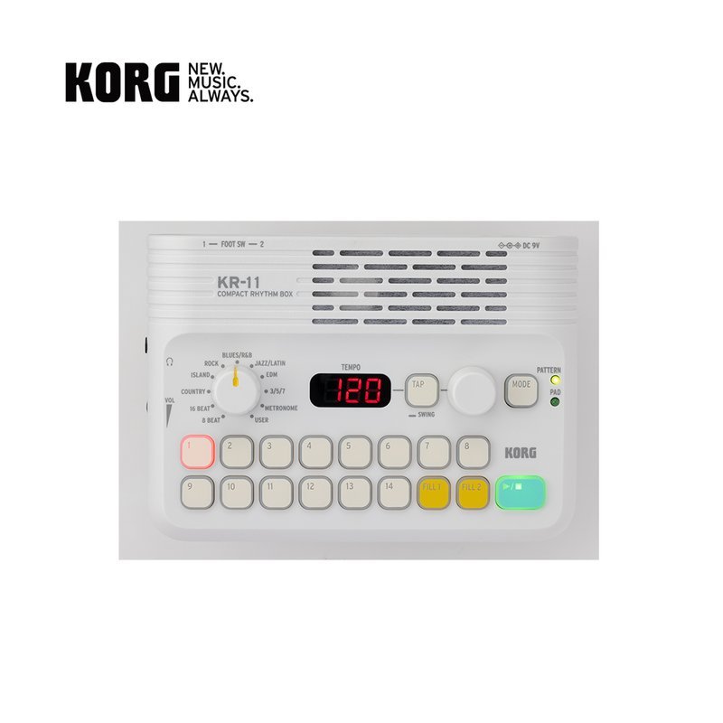 KORG KORG KR-11 節奏機 節奏器 kr11 小型節奏機 鼓機 — 三峽弦樂器