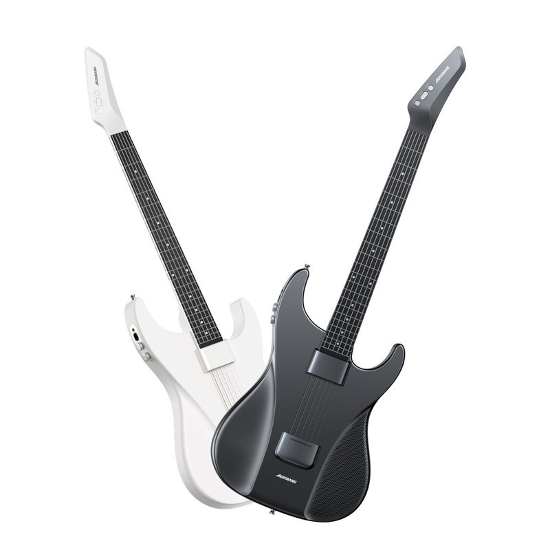 ♪ Your Music 愉耳樂器♪AeroBand Guitar 空氣吉他 ST外型 內建藍芽音箱 0弦距 硅膠琴弦 AeroBand Guitar 空氣吉他 ST外型 內建藍芽音箱 0弦距 硅膠琴弦 — 三峽吉他 / Bass