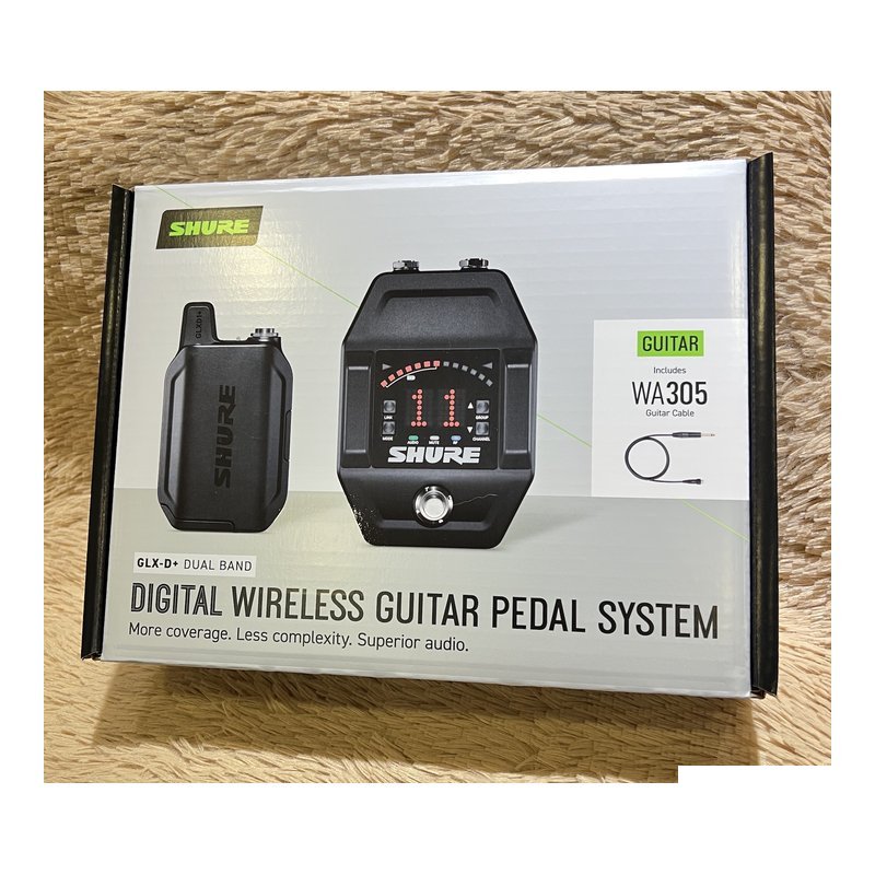 Shure SHURE GLXD16+ 雙頻專業數位無線吉他踏板系統 Digital Wireless Guitar Pedal System — 三峽木吉他 / 民謠吉他
