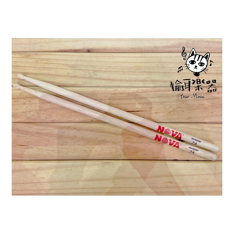 ♪ Your Music 愉耳樂器♪ Vic Firth NOVA 7A 胡桃木鼓棒 原木色 Vic Firth NOVA 7A 胡桃木鼓棒 原木色 — 三峽鼓 / 打擊