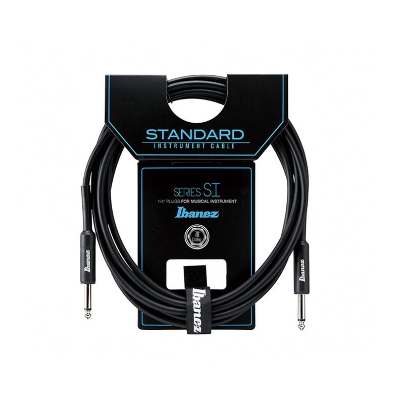 Ibanez 日本Ibanez SI系列 10呎 3M 雙直頭 膠皮 樂器 導線 SI10 — 三峽木吉他 / 民謠吉他