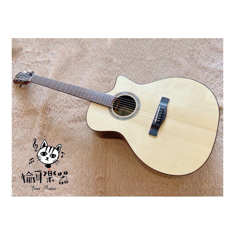 ♪ Your Music 愉耳樂器♪ Ayers ST2-KL 40吋雲杉玫瑰木面單民謠吉他 附原廠厚袋 Ayers ST2-KL 40吋雲杉玫瑰木面單民謠吉他 附原廠厚袋 — 三峽吉他 / Bass