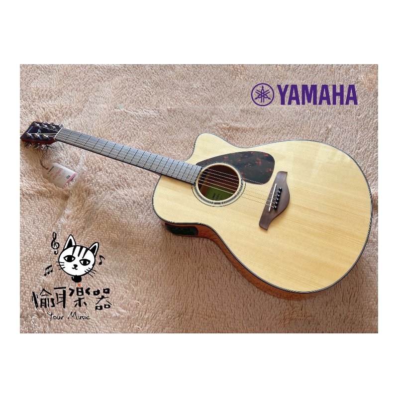 ♪ Your Music 愉耳樂器♪ 現貨 YAMAHA  FSX800C 原木面單電民謠吉他 可插電公司貨附原廠琴袋 現貨 YAMAHA FSX800C 原木面單電民謠吉他 可插電公司貨附原廠琴袋 — 三峽吉他 / Bass