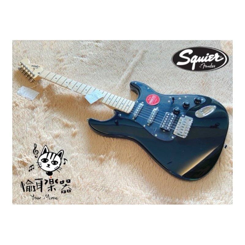 ♪ Your Music 愉耳樂器♪Squier Sonic Strat HSS MN BLK 電吉他 Squier Sonic Strat HSS MN BLK 電吉他 — 三峽吉他 / Bass