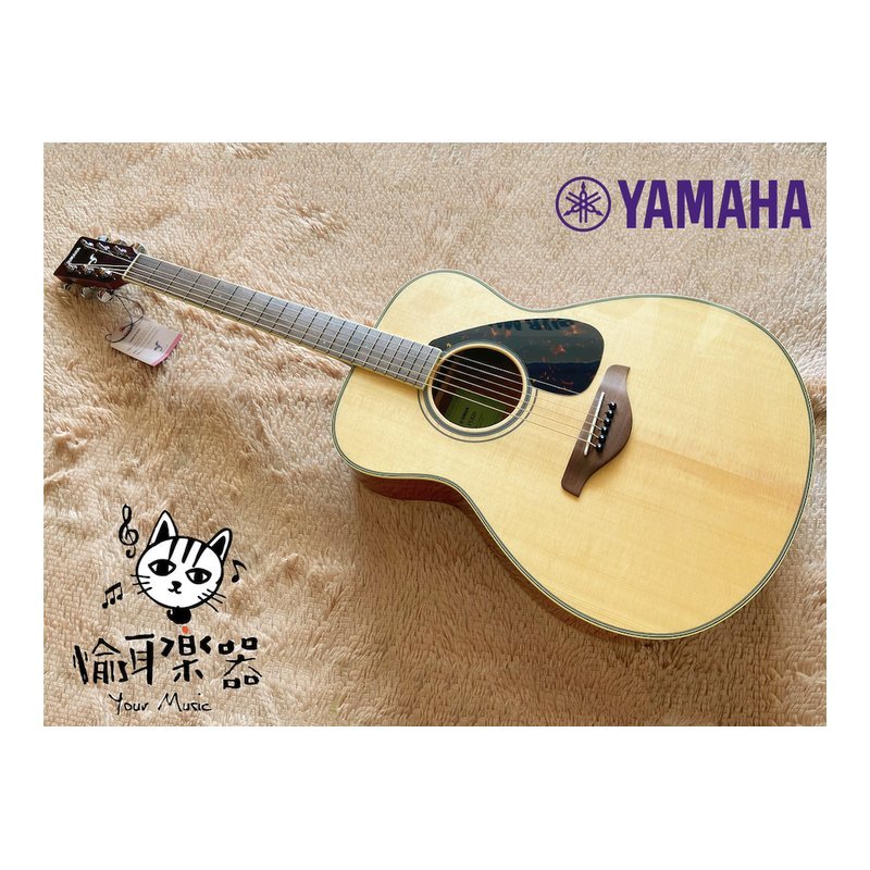 ♪ Your Music 愉耳樂器♪YAMAHA FS820 面單板 民謠吉他 小桶身 附原廠琴袋 原廠公司貨 YAMAHA FS820 面單板 民謠吉他 小桶身 附原廠琴袋 原廠公司貨 — 三峽吉他 / Bass