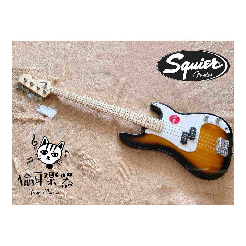 ♪ Your Music 愉耳樂器♪Squier Sonic Precision Bass Indian Laurel 電貝斯 漸層色 Squier Sonic Precision Bass Indian Laurel 電貝斯 漸層色 — 三峽吉他 / Bass