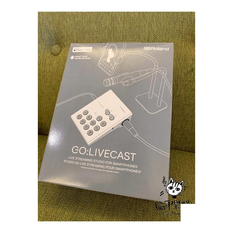 ♪ Your Music 愉耳樂器♪ROLAND GO:LIVECAST手機直播go mixer後續機種 ROLAND GO:LIVECAST手機直播go mixer後續機種 — 三峽錄音 / 音響