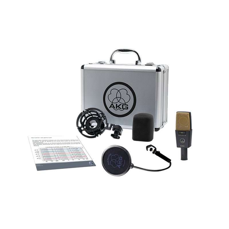 ♪ Your Music愉耳樂器♪ AKG C414XLII電容式麥克風Matched Pair配對版本(2支裝) AKG C414XLII電容式麥克風Matched Pair配對版本(2支裝) — 三峽麥克風