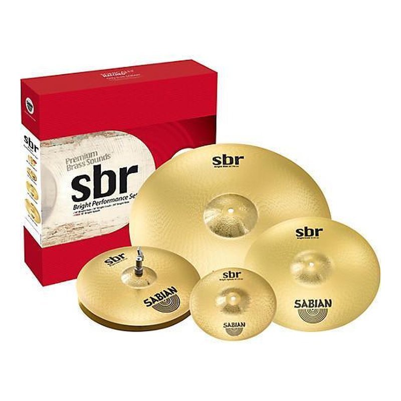 ♪ Your Music 愉耳樂器♪ Sabian SBR5003G 銅鈸 爵士鼓套鈸組 加贈10 Sabian SBR5003G 銅鈸 爵士鼓套鈸組 加贈10 — 三峽鼓 / 打擊
