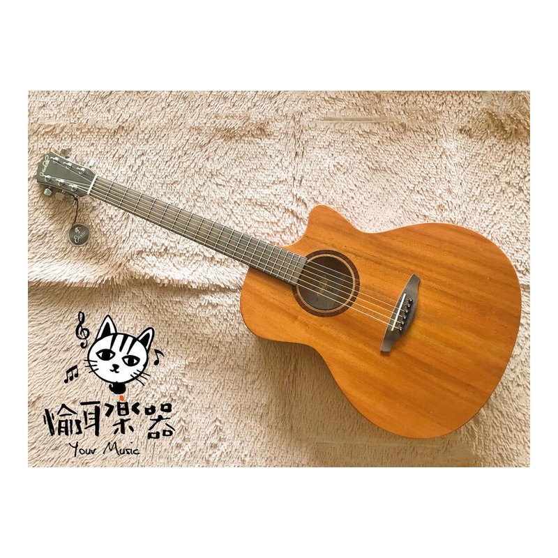 ♪ Your Music 愉耳樂器♪ Veelah V1-GACM 面單板 桃花心木 民謠吉他 Veelah V1-GACM 面單板 桃花心木 民謠吉他 — 三峽吉他 / Bass