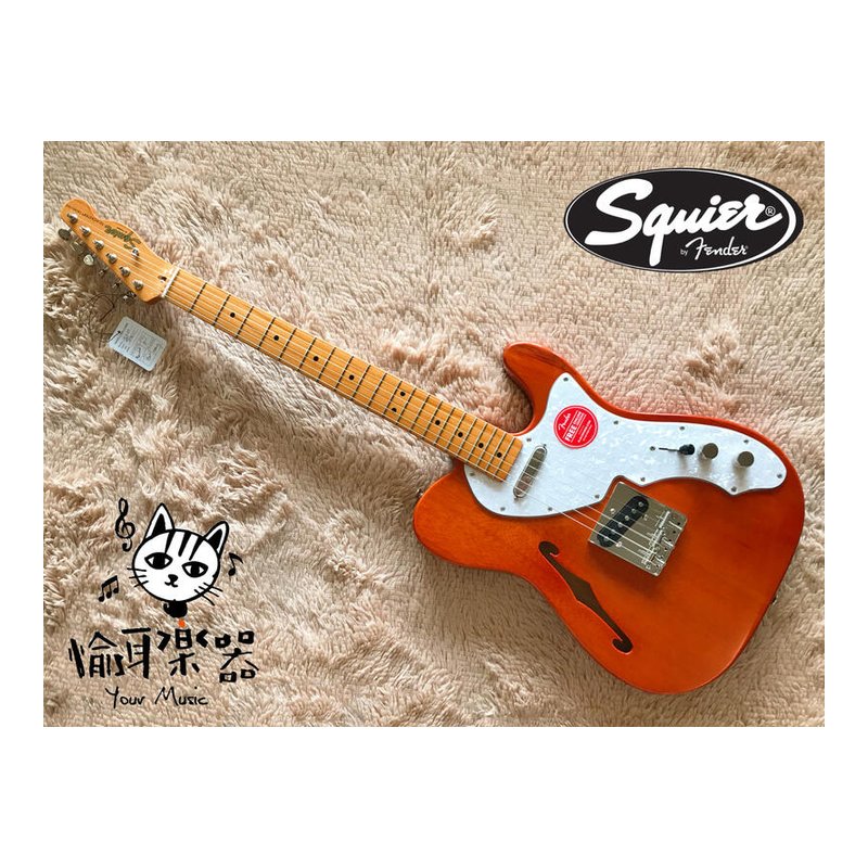 ♪Your Music愉耳樂器 ♪Squier Classic Vibe Tele Thinline 半空心電吉他 Squier Classic Vibe Tele Thinline 半空心電吉他 — 三峽吉他 / Bass