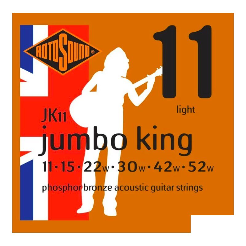 ♪ Your Music 愉耳樂器♪ RotoSound JK11 (11-52) 磷青銅 英國製 RSXA-PH-JK11-52 民謠吉他弦 RotoSound JK11 (11-52) 磷青銅 英國製 RSXA-PH-JK11-52 民謠吉他弦 — 三峽吉他 / Bass