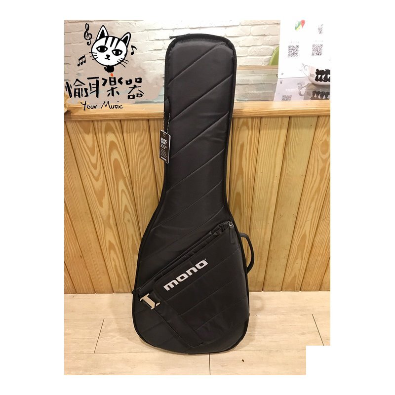 ♪Your Music 愉耳樂器♪ MONO M80-SEG-BLK 黑色 電吉他 厚琴袋 防潑水 防震 原廠 MONO M80-SEG-BLK 黑色 電吉他 厚琴袋 防潑水 防震 原廠 — 三峽吉他 / Bass