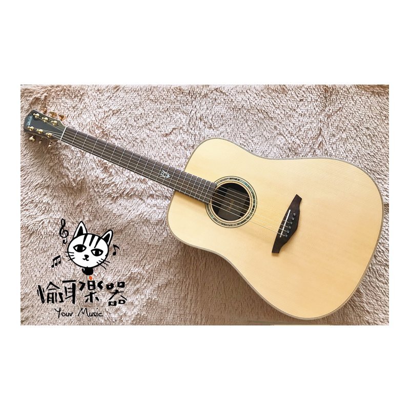 ♪ Your Music 愉耳樂器♪Veelah V8-D 全單板 雲杉玫瑰木民謠吉他 Veelah V8-D 全單板 雲杉玫瑰木民謠吉他 — 三峽吉他 / Bass