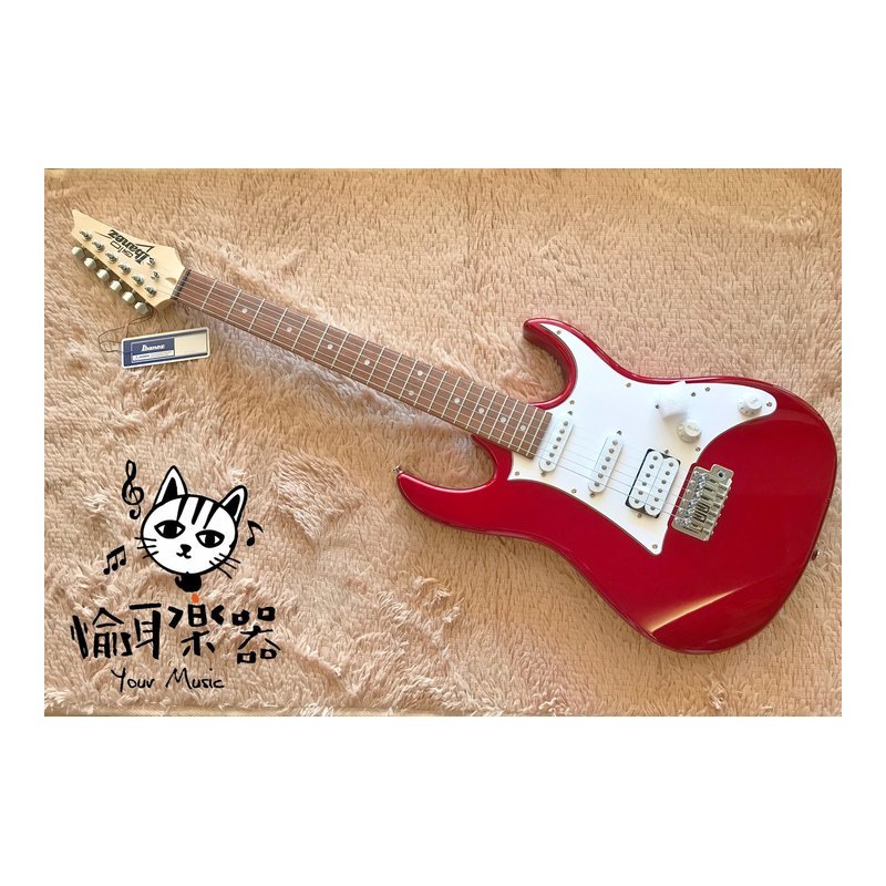 ♪ Your Music 愉耳樂器♪Ibanez GRX40-CA 小搖座 電吉他 入門電吉他 紅色 Ibanez GRX40-CA 小搖座 電吉他 入門電吉他 紅色 — 三峽吉他 / Bass