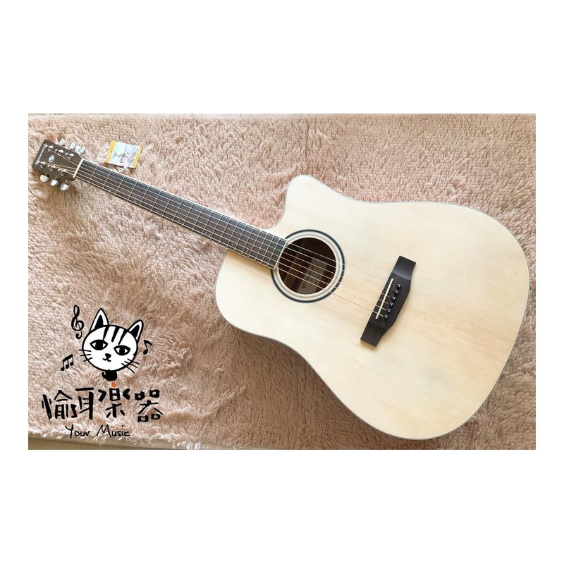 ♪ Your Music 愉耳樂器♪ NeoWood Swiftly系列民謠吉他附琴袋套裝組 DN-1C (DN桶身/缺角) NeoWood Swiftly系列民謠吉他附琴袋套裝組 DN-1C (DN桶身/缺角) — 三峽吉他 / Bass