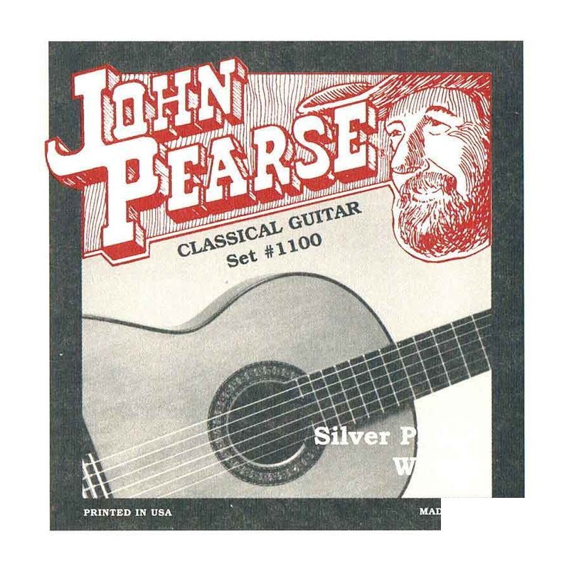 ♪ Your Music 愉耳樂器♪John Pearse美製古典吉他弦銀弦一般張力 1100 (28-43) John Pearse美製古典吉他弦銀弦一般張力 1100 (28-43) — 三峽吉他 / Bass