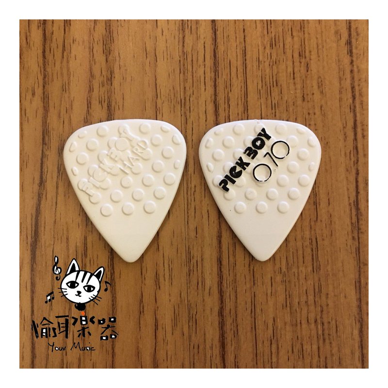 ♪Your Music 愉耳樂器♪PICKBOY 白色立體豆點pick 吉他 烏克麗麗匹克0.70mm PICKBOY 白色立體豆點pick 吉他 烏克麗麗匹克0.70mm — 三峽烏克麗麗