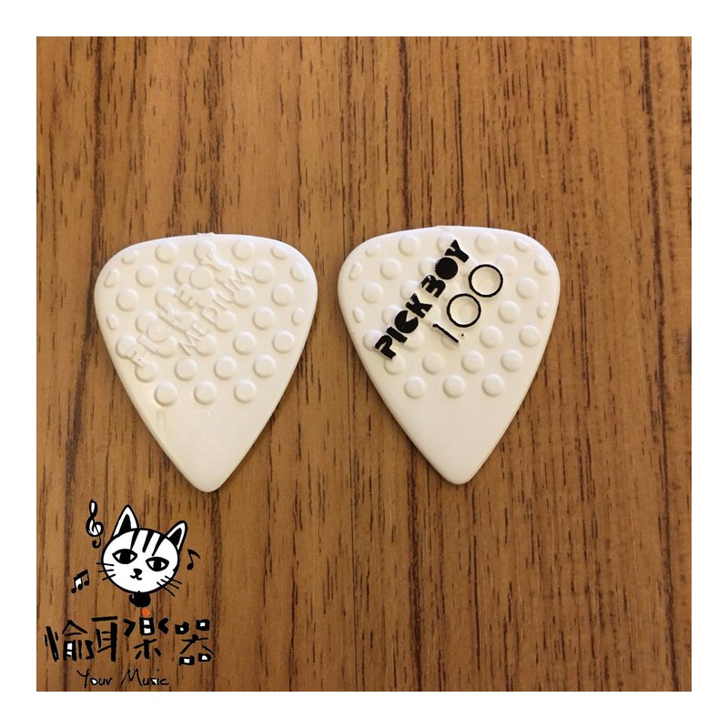 ♪Your Music 愉耳樂器♪PICKBOY 白色立體豆點pick 吉他 烏克麗麗匹克1.00mm PICKBOY 白色立體豆點pick 吉他 烏克麗麗匹克1.00mm — 三峽烏克麗麗